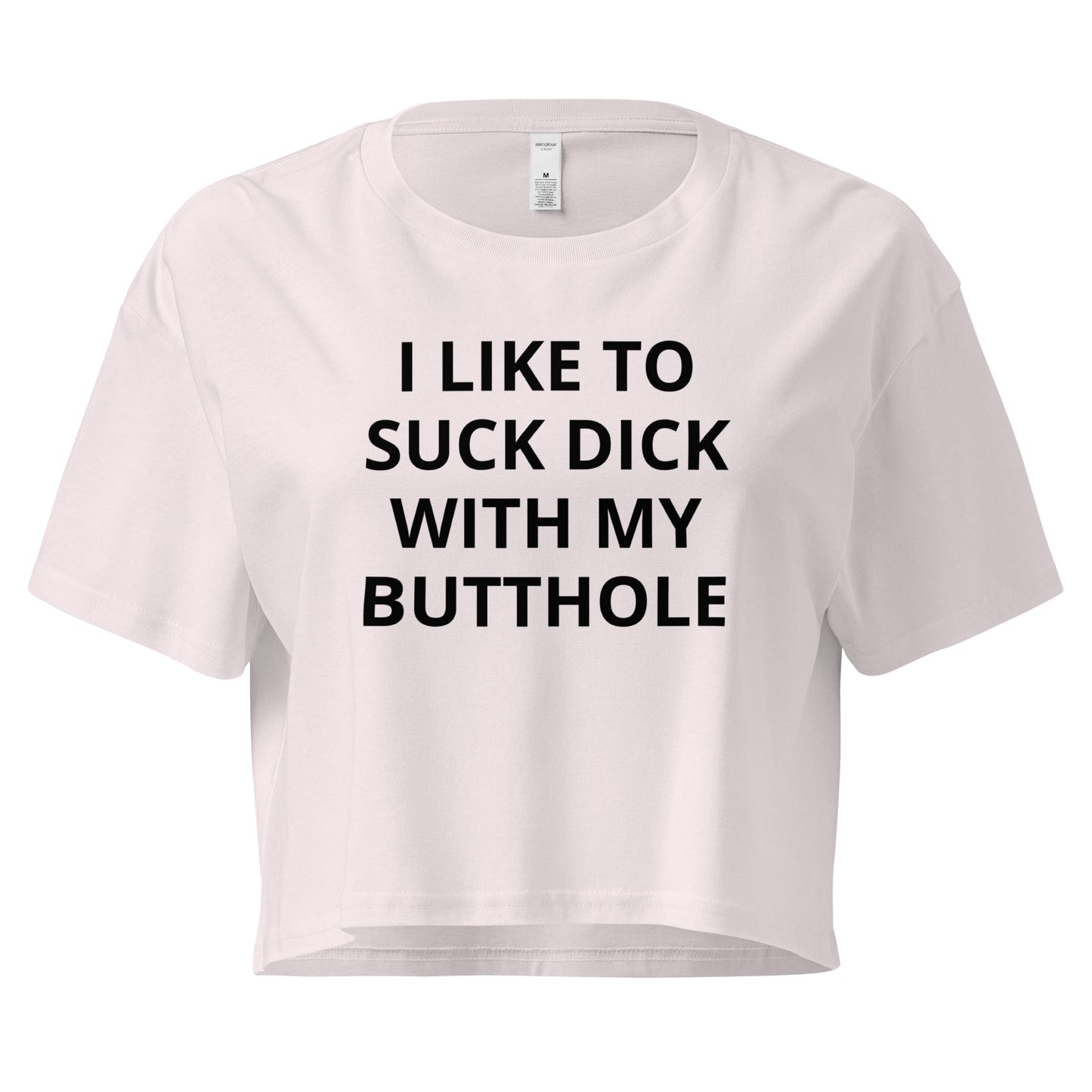 I Like To… Cropped Tee