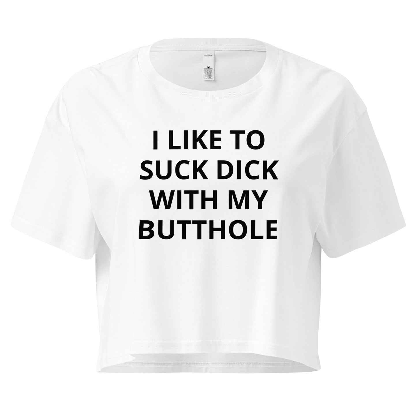 I Like To… Cropped Tee
